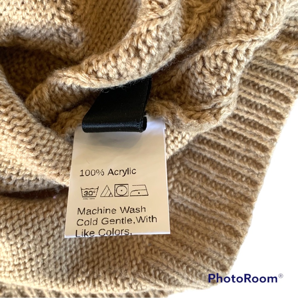 Shein Tan Heart Sweater Vest - Picture 5 of 5